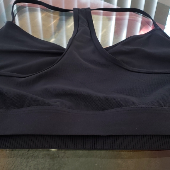 ADIDAS WOMEN'S 3 STRIPES FLORAL SPORT BRA BLACK - Picture 12 of 14